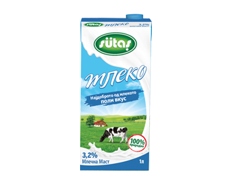 Sütaş 3,2% UHT Масно Кравјо Млеко 
