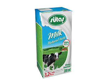 Sütaş 3,2% UHT Масно Кравјо Млеко 200 ML